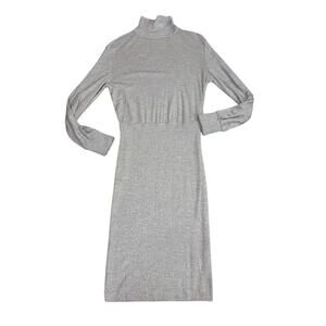kookai knit dress | Dresses | Kookai Ribbed Merlot Red Bodycon Midi skimming fit